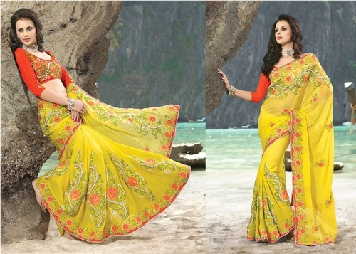 Attractive Wedding Saree