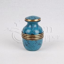 Dover II Brass Metal Token Cremation Urn