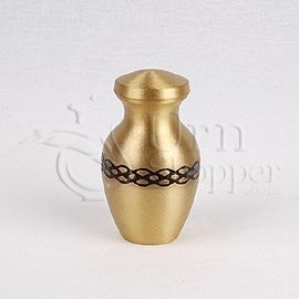 Empire II Brass Metal Token Cremation Urn