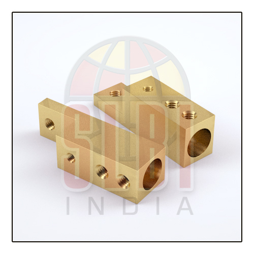 Brass Screw Terminal Connectors - Color: Golden