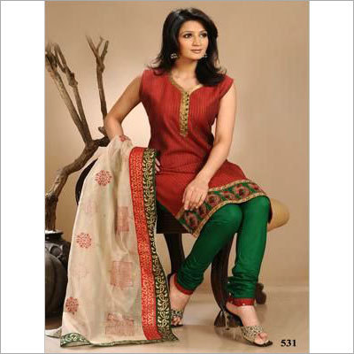 Cotton Churidar Kameez