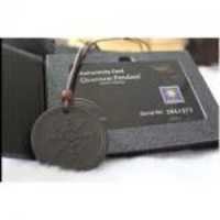 Scalar Energy Pendant - Ceramic, 2cm Diameter, 45cm Cord Length, Matte Finish | Portable, Durable, Energy Boost, Reduces Inflammation, Easy To Use