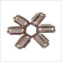 Hair Wig Clip - Metal, Rigid Structure, Beige Color | Excellent Clipping, High Durability, Suitable For Girls And Women