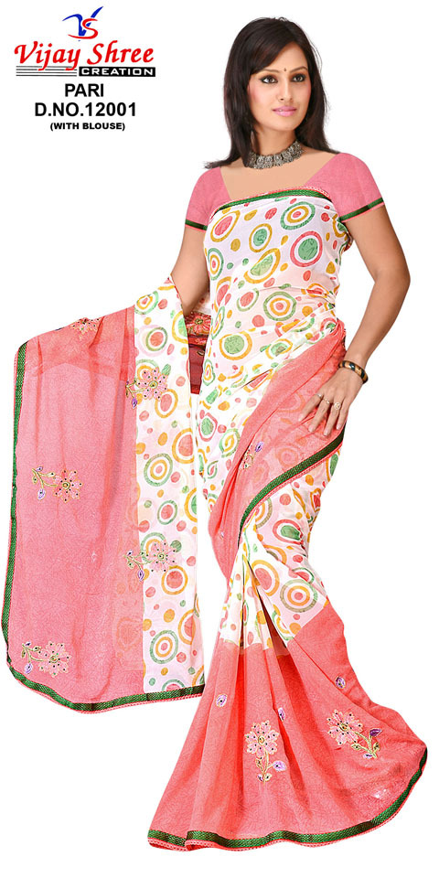 Fancy Printed Sarees