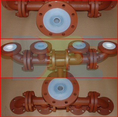PTFE Lined Pipes Fittings