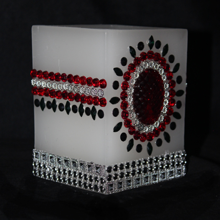 Embellished Pillar Candles