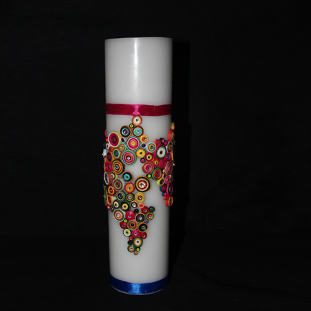 Wax Quilling Candles