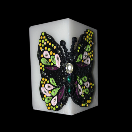 Butterfly Quilling Candles