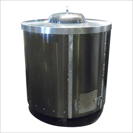 Hotel Barrel Tandoor - Stainless Steel, 500x500x700 mm, 100kg Capacity | Wood/Charcoal Fuel, Efficient Cooking, Easy Cleaning