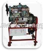 Cut section model of Three cylinder MPFI Engine