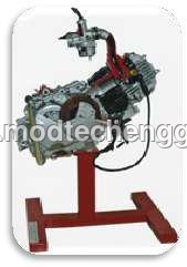 Cut Sectioned Engine Assembly With Clutch & Gear