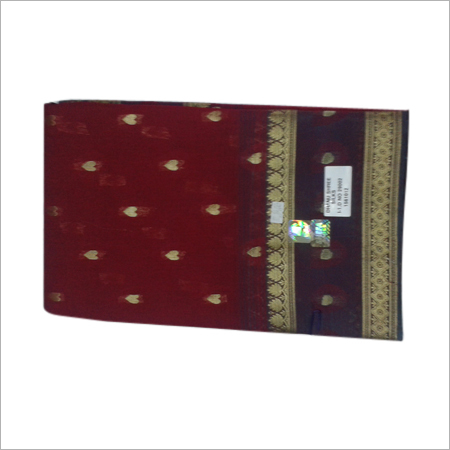 Cotton Red Sarees