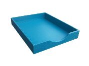 Leather Letter Tray And Paper Tray