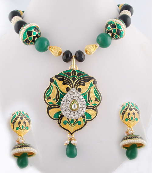 GlassBead Necklace Set