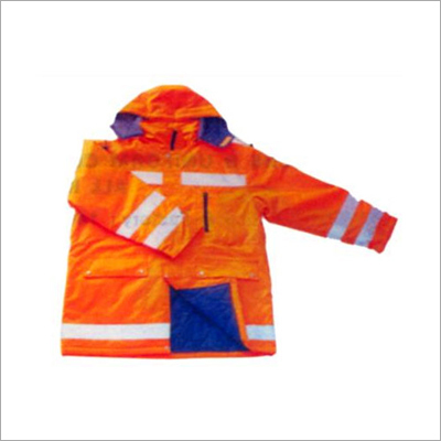Winter Jacket Hi Visible Blue Cold Branded
