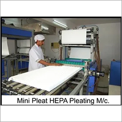 Mini Pleating Machine with Hot Melt separation