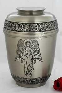 Metal Pewter Angel Cremation Urn