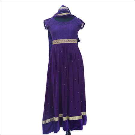 Blue Anarkali Suit