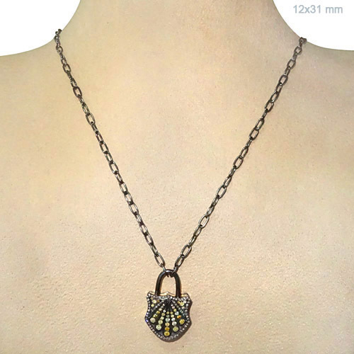 Pave Diamond Pendant