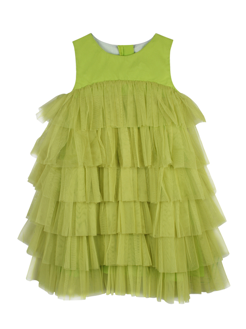 GREEN baby designer dress