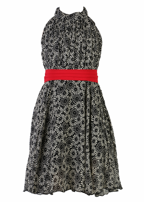 BLACK designer baby dress