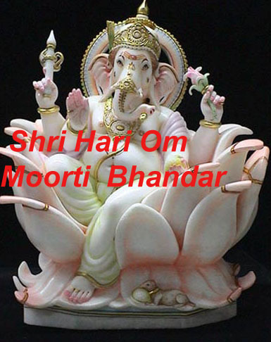 Moisture Proof Marble God Ganesha Statue