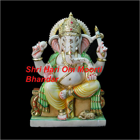 Eco-Friendly Marble Ganesh Murti