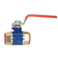 Gm Ball Valve - Brass Steel, 1/2 Inch, 150 Psi, 200â°f | Threaded, Leak-proof, Corrosion Resistant, Lever Handle