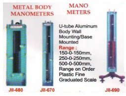 Metal Body Manometers & Mano Meters
