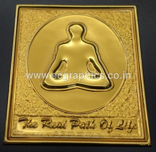 Embossed Metal Label