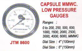 capsule mmwc low pressure guages