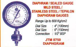 Stainless steel & diaphgram guages