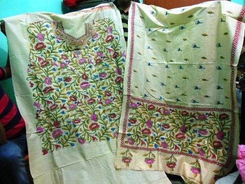 kantha stoles dupattas suits sarees