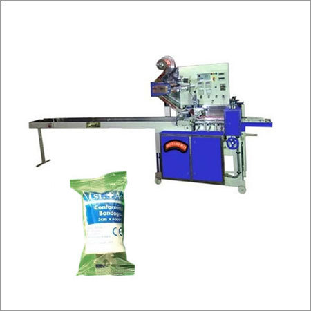 Surgical Cotton Packing Machine - Stainless Steel, 18x4x6 Inches, Ivory White | PLC Control, Automatic Grade, 2hp Electric Drive, Computerized, Multi-Use in Medical and Food Industries