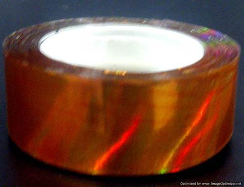 Yellow Colour Holographic Tape