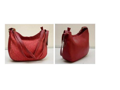 Leather Hand Bags - Genuine Leather, 12x10x5 Inches, Red | Zip Top Closure, Ample Storage, Comfortable Carry, Stylish Design, Versatile Use