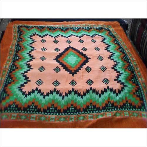 Tabby Silk - Silk 45x45 cm Orange, Soft Texture, Vibrant Digital Print, Durable Fabric