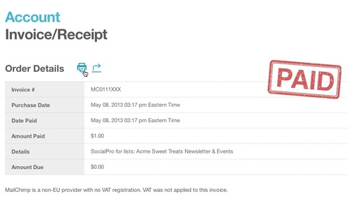 Account Invoice Bill