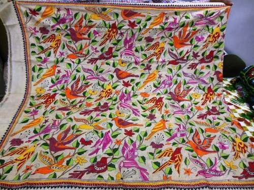 Kantha work silk dupattas noksi