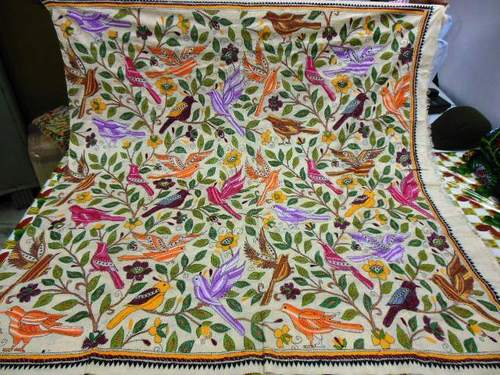 Kantha work silk dupattas noksi