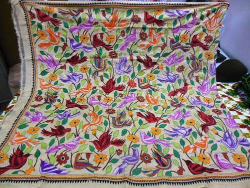 Kantha work silk dupattas noksi