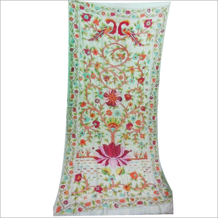 Kantha work silk dupattas noksi
