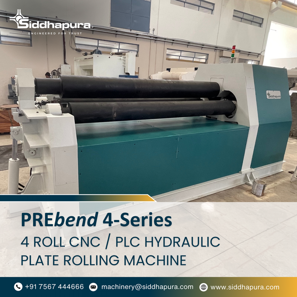 Semi Automatic Plc/Cnc Hydraulic Plate Rolling & Bending Machine