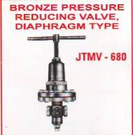BRONZE PRESSURE REDUCING VALVE DIAPHRAGM TYPE
