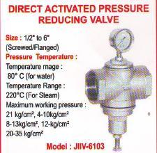 Direct Activated Pressure Reducing Valve