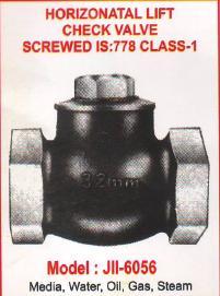 HORIZONTAL LIFT CHECK VALVE