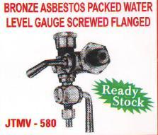 BRONZE ASBESTOS PACKED WATER LEVEL GUAGE SCREWED 