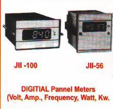 Digital Pannel Meters - Jii-100, Jii-56 Models | Volt, Amp, Watt, Kw, Frequency Display