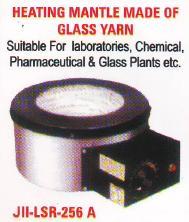 HEATING MANTLE MADE OF GLASS YARN