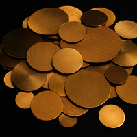 Brass Sheet Circle - Color: Gold